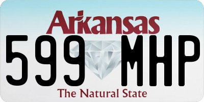 AR license plate 599MHP