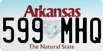 AR license plate 599MHQ