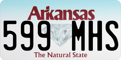 AR license plate 599MHS