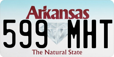 AR license plate 599MHT