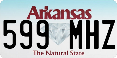 AR license plate 599MHZ