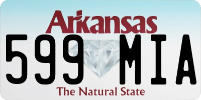 AR license plate 599MIA