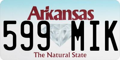 AR license plate 599MIK