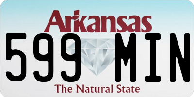 AR license plate 599MIN