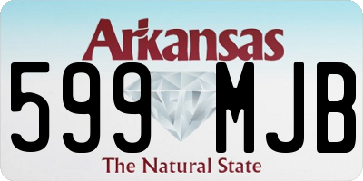 AR license plate 599MJB