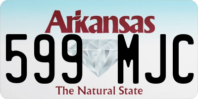 AR license plate 599MJC
