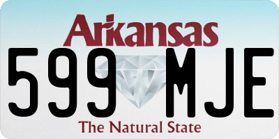 AR license plate 599MJE