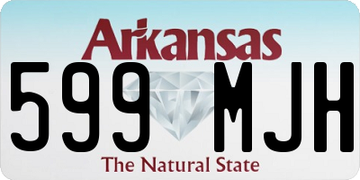 AR license plate 599MJH