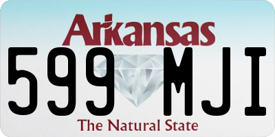 AR license plate 599MJI