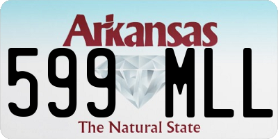 AR license plate 599MLL