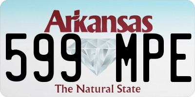 AR license plate 599MPE