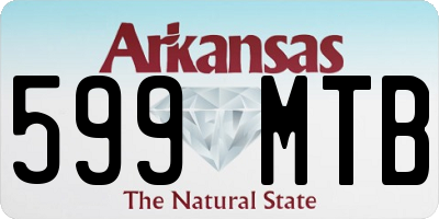 AR license plate 599MTB