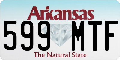 AR license plate 599MTF
