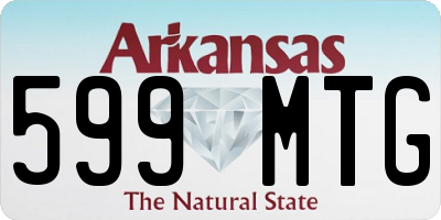 AR license plate 599MTG