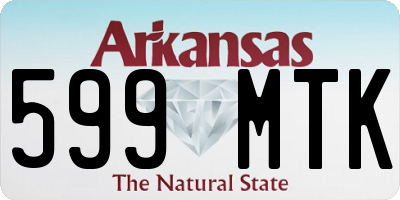 AR license plate 599MTK