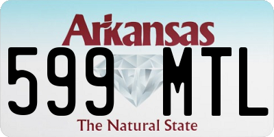 AR license plate 599MTL