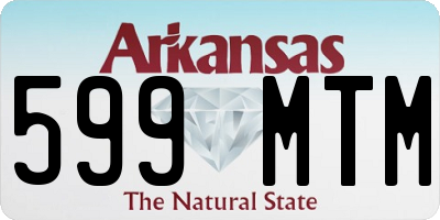 AR license plate 599MTM