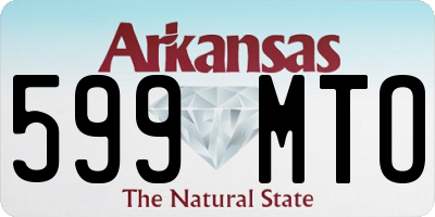 AR license plate 599MTO