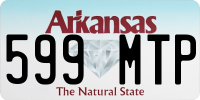AR license plate 599MTP