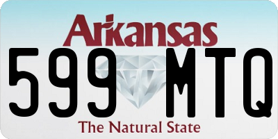 AR license plate 599MTQ