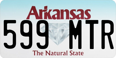 AR license plate 599MTR