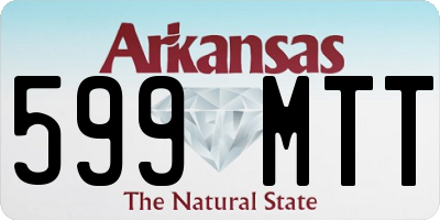 AR license plate 599MTT