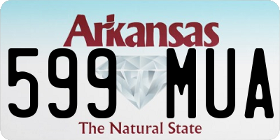 AR license plate 599MUA