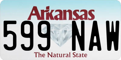 AR license plate 599NAW