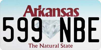 AR license plate 599NBE