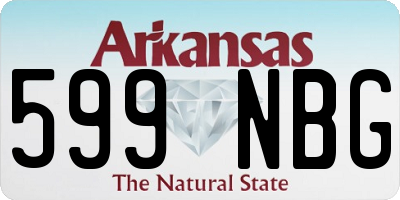 AR license plate 599NBG