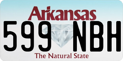 AR license plate 599NBH