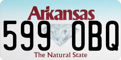 AR license plate 599OBQ