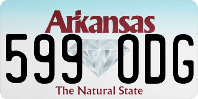 AR license plate 599ODG