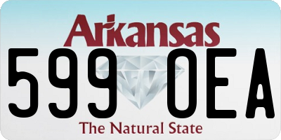 AR license plate 599OEA