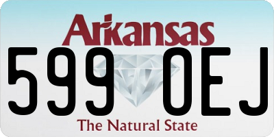 AR license plate 599OEJ