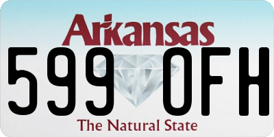 AR license plate 599OFH