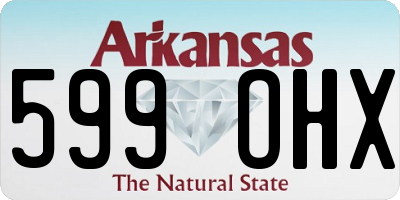 AR license plate 599OHX