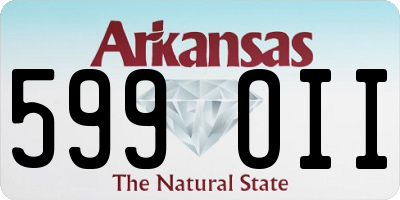 AR license plate 599OII