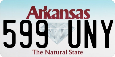 AR license plate 599UNY
