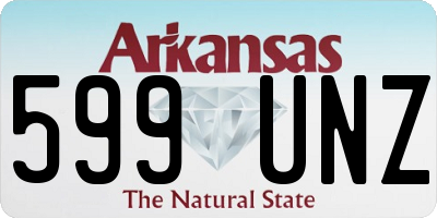 AR license plate 599UNZ