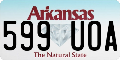 AR license plate 599UOA