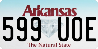 AR license plate 599UOE