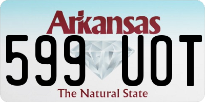AR license plate 599UOT