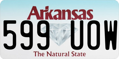 AR license plate 599UOW