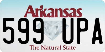 AR license plate 599UPA