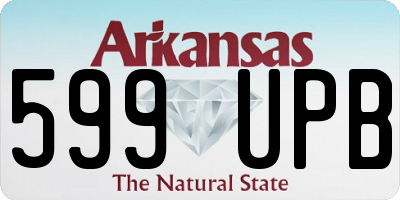 AR license plate 599UPB