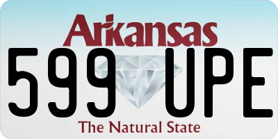 AR license plate 599UPE