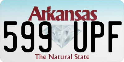 AR license plate 599UPF