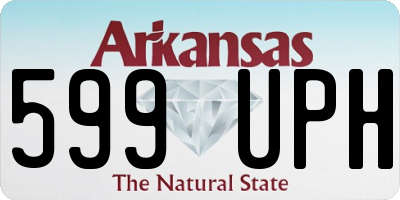 AR license plate 599UPH