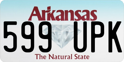 AR license plate 599UPK
